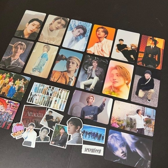 JOSHUA Photocards Seventeen 17 Jisoo KPOP Set Bias Pack Unofficial Cards Carats - Picture 2 of 5